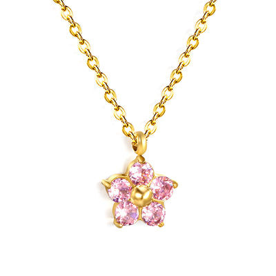 FORGETMENOT Necklace - PINK