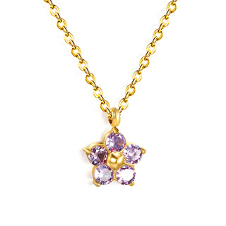 FORGETMENOT Necklace - Purple