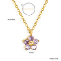 FORGETMENOT Necklace - Purple