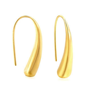 THREADER DROP Earring /Hoops