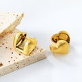FULLHEART Earring /Huggies Doubleside