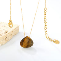 TYGER EYE DROP Necklace
