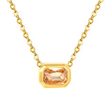 DIAMOMND BOX Necklace - HONEY