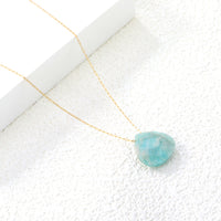 AQUAMARINE DROP Necklace