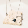 TIMELESS Necklace - DARK BLUE