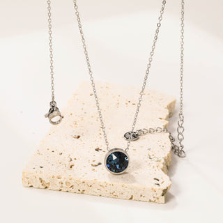 TIMELESS Necklace - DARK BLUE