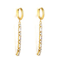 DIAMOND CHAIN Earring /Huggies