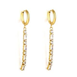 DIAMOND CHAIN Earring /Huggies