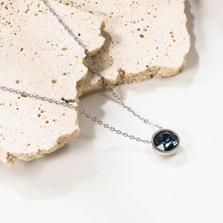 TIMELESS Necklace - DARK BLUE