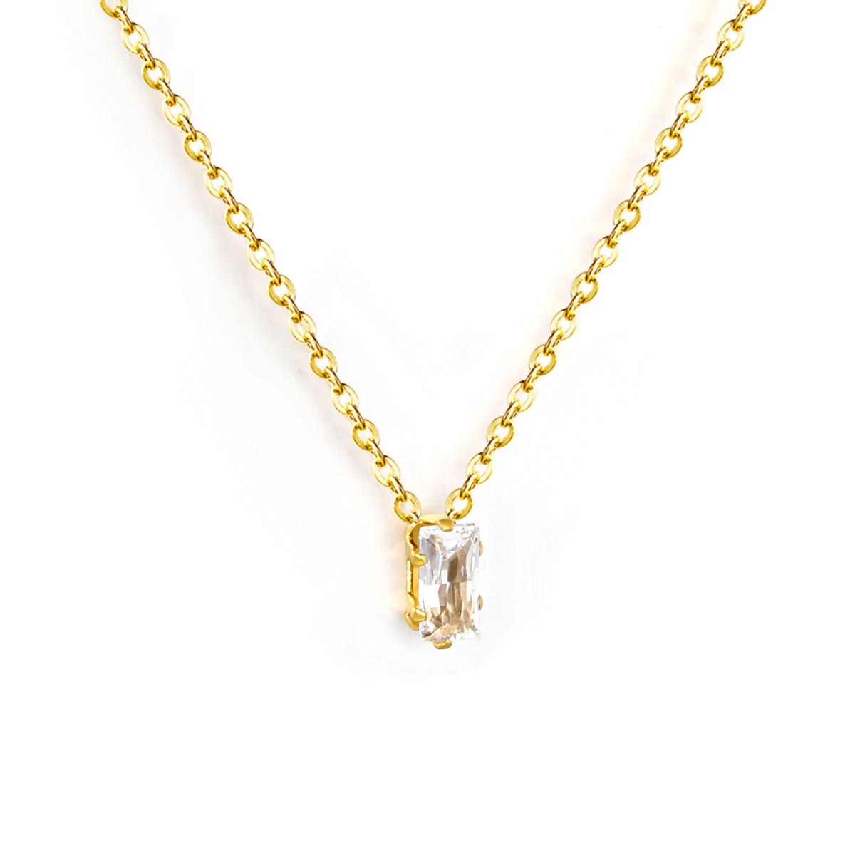 MINI GEM Necklace - WHITE