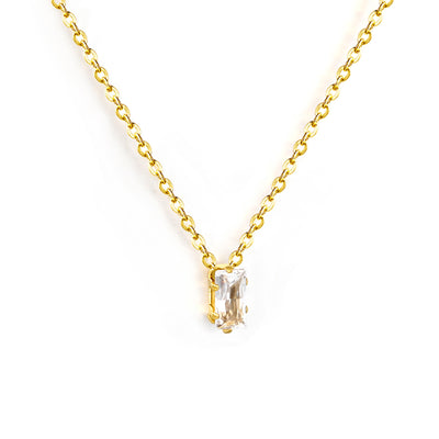 MINI GEM Necklace - WHITE