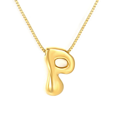 NAME ME Necklace  " P "