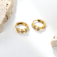 CLOVER  Earring/Mini huggies