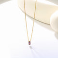 MINI GEM Necklace - PURPLE