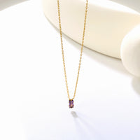 MINI GEM Necklace - PURPLE