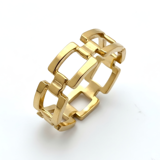 Gold Belt Ring - One Size