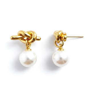PEARL KNOT studs