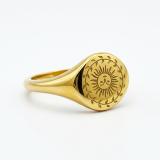 Signet Sun Ring