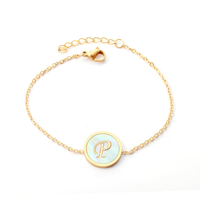 THE FIRST LETTER Bracelet  "P "