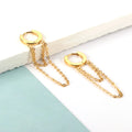 CHAINS Earring /Huggies