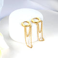 CHAINS Earring /Huggies