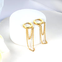 CHAINS Earring /Huggies