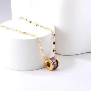 BULVARI Necklace - PURPLE