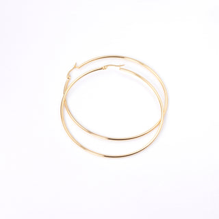 LARGE Earring / Hoop BOA Gold