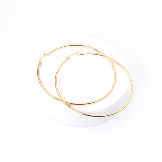 LARGE Earring / Hoop BOA Gold