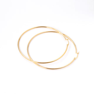 LARGE Earring / Hoop BOA Gold