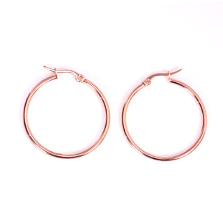 BOA LARGE Earring / Hoop  - Rose Gold