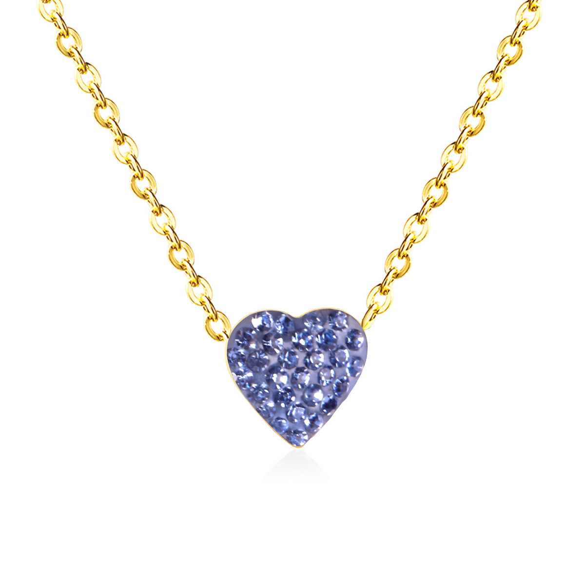 HEART SPARK Necklace  - BLUE