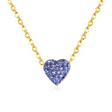 HEART SPARK Necklace  - BLUE