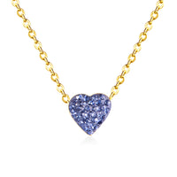 HEART SPARK Necklace  - BLUE