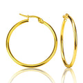 LARGE Earring / Hoop BOA Gold