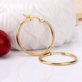 LARGE Earring / Hoop BOA Gold